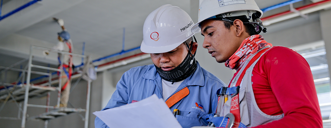 Safety officers in a facility